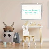 MagniBoard Magnetisk Whiteboard - Bärbar och Dubbelsidig med Ställning Carvallo