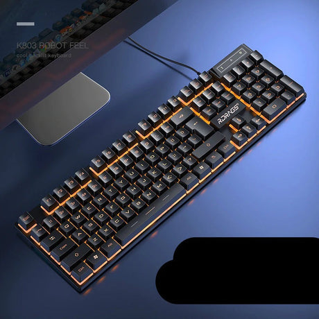 NovaTech – RGB-bakgrundsbelyst mekaniskt speltangentbord MILA Sverige
