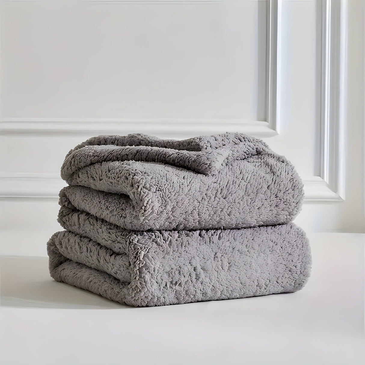DoubleCozy Blanket - Lätt och avslappnad dubbelsidig Sherpa-fleecefilt Carvallo