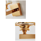 Crystal Hallway Wall Light | 5.9″×9.4″ | Järn‑Kristall Armatur | Hårdkopplad | Brick by Brick Carvallo