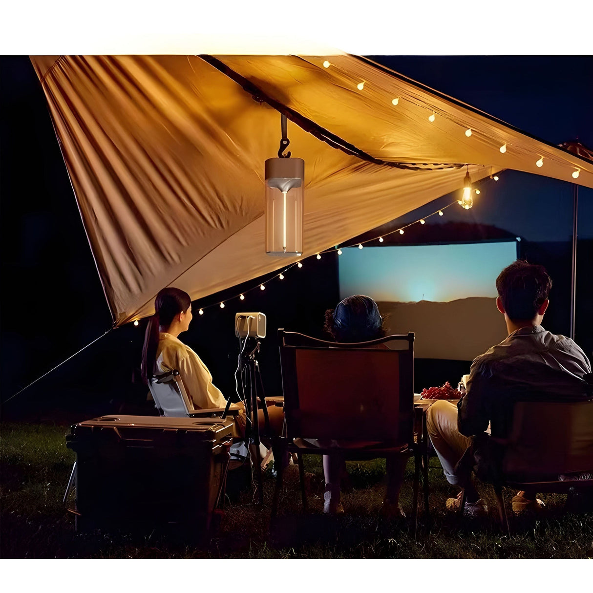 QuantumAura Lampa - Avslappnad USB-laddning Magnetisk Bordslampa Carvallo