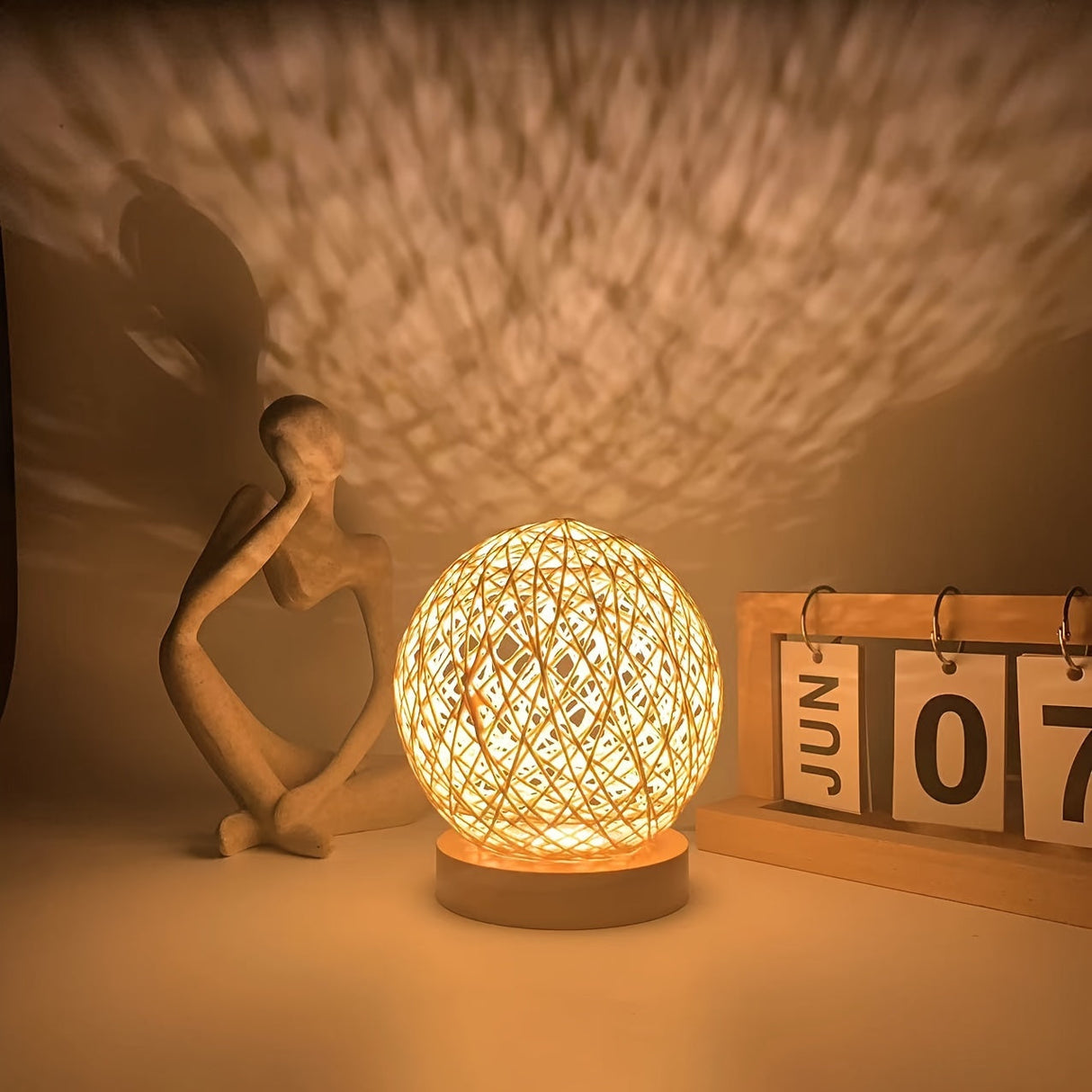 ModernLight - USB Bordslampa Dimbar LED Design Carvallo