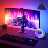 Färgglad Ring Lampa - Ge Liv och Atmosfär till Ditt Utrymme Carvallo