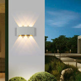 Vägglampa Modern Vit LED Vattentålig Lampa Carvallo