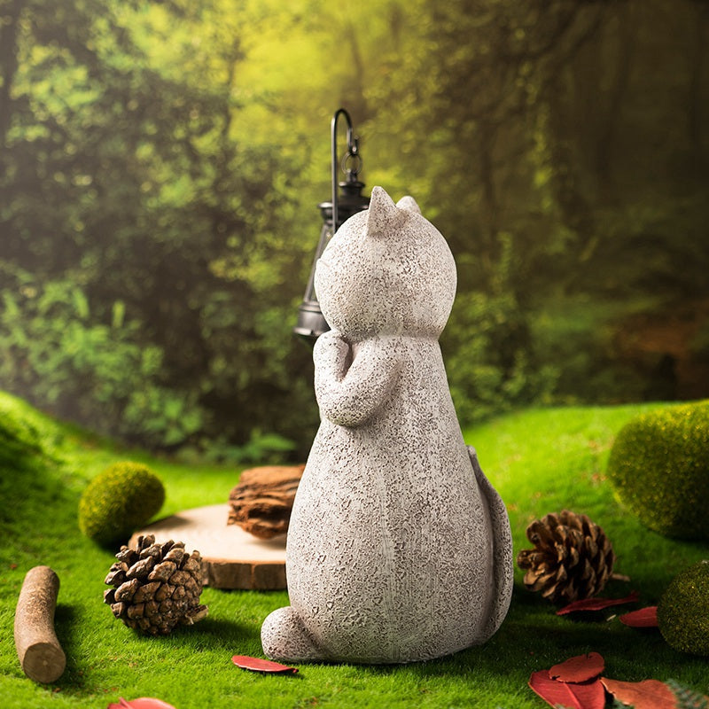 SolarCat - Elegant trädgårdsskulptur MILA Sverige