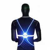 LED-reflekterande säkerhetsväst-Lights-Hemnix-Blå-Hemnix