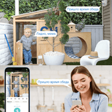 360° WiFi Övervakningskamera med Dubbla Linser | AI Människodetektion, Nattvision, IP66 & Mobilstyrning-Smarta Hem Kamera-BB-Hemnix