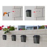 Solar LED Vägglampa för trädgård – Solardriven utomhusbelysning för terrass och trädgård Carvallo