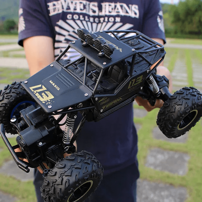 2.4GHz RC Bil med Fyrhjulsdrift – Kraftfull Off-Road Driftbil med Fjärrkontroll-Radiostyrt-BB-Hemnix