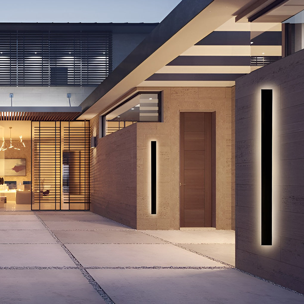 Utomhus Vägglampa Modern Svart LED Vägglampor Carvallo