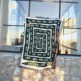 Cotton Snake Labyrinth Pläd – Vändbar Design Carvallo