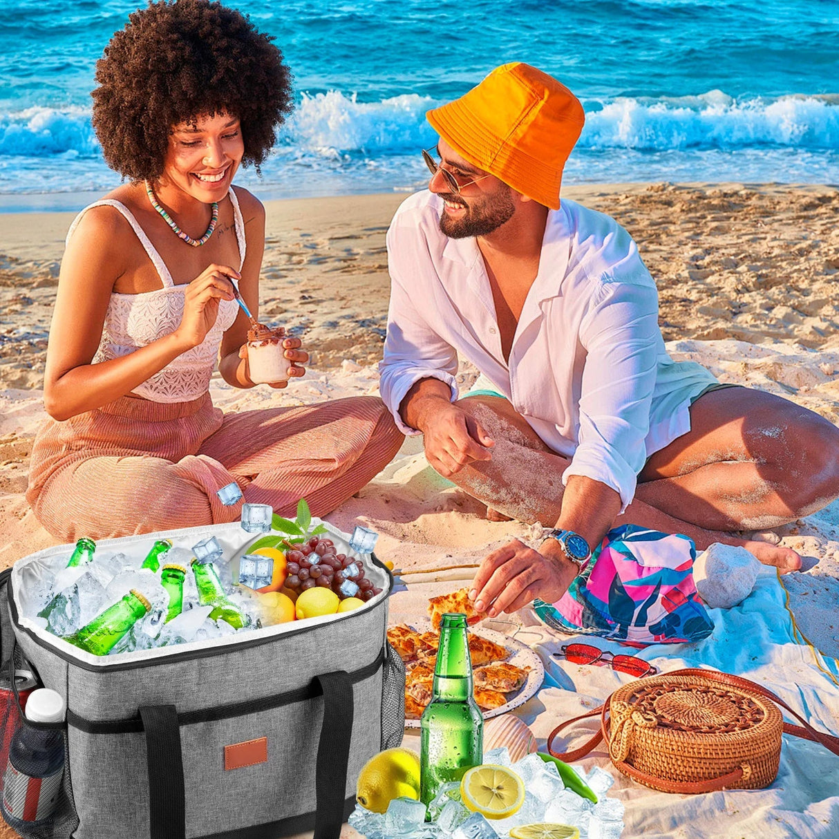 Kylväska 35L - Cool Vattentät Isolerad Väska Perfekt för Utomhusaktiviteter Carvallo