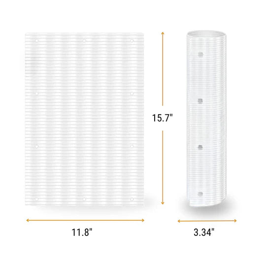Ekorre Baffle för Träd & Stångar – 6-Pack Sköld Set Carvallo
