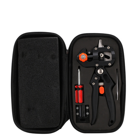 Graft- och beskärningsverktygs-set för exakt växtförädling Carvallo