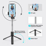 GlowGrip 6-i-1 Bluetooth Selfie Stick-stativ MILA Sverige