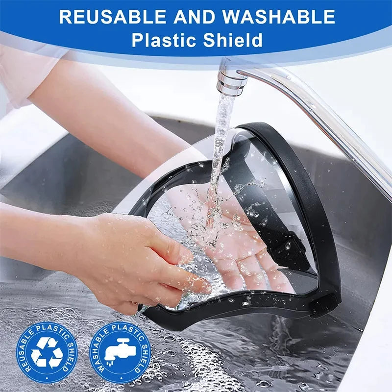 Super skyddande anti-dimma ansiktsskydd Carvallo