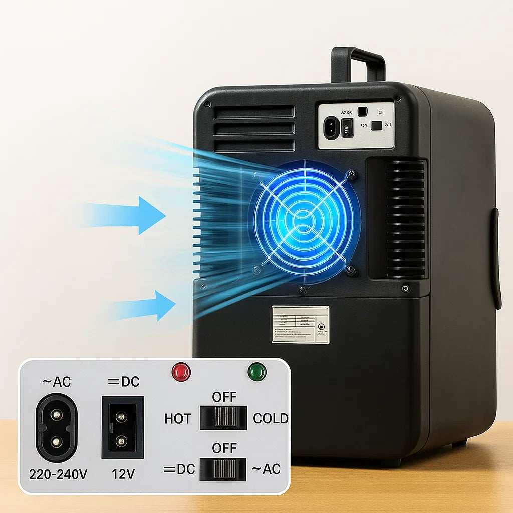 Mini Kylskåp Bärbar Tyst Dryck Kültbox Carvallo