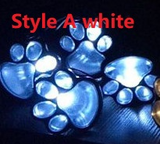 Solarlampa med tassavtryck design – LED trädgår belysning i multicolor för utomhusbruk Carvallo