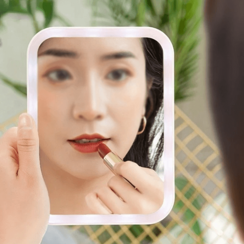 Bärbar LED-Sminkspegel-Personligt-BB-Hemnix