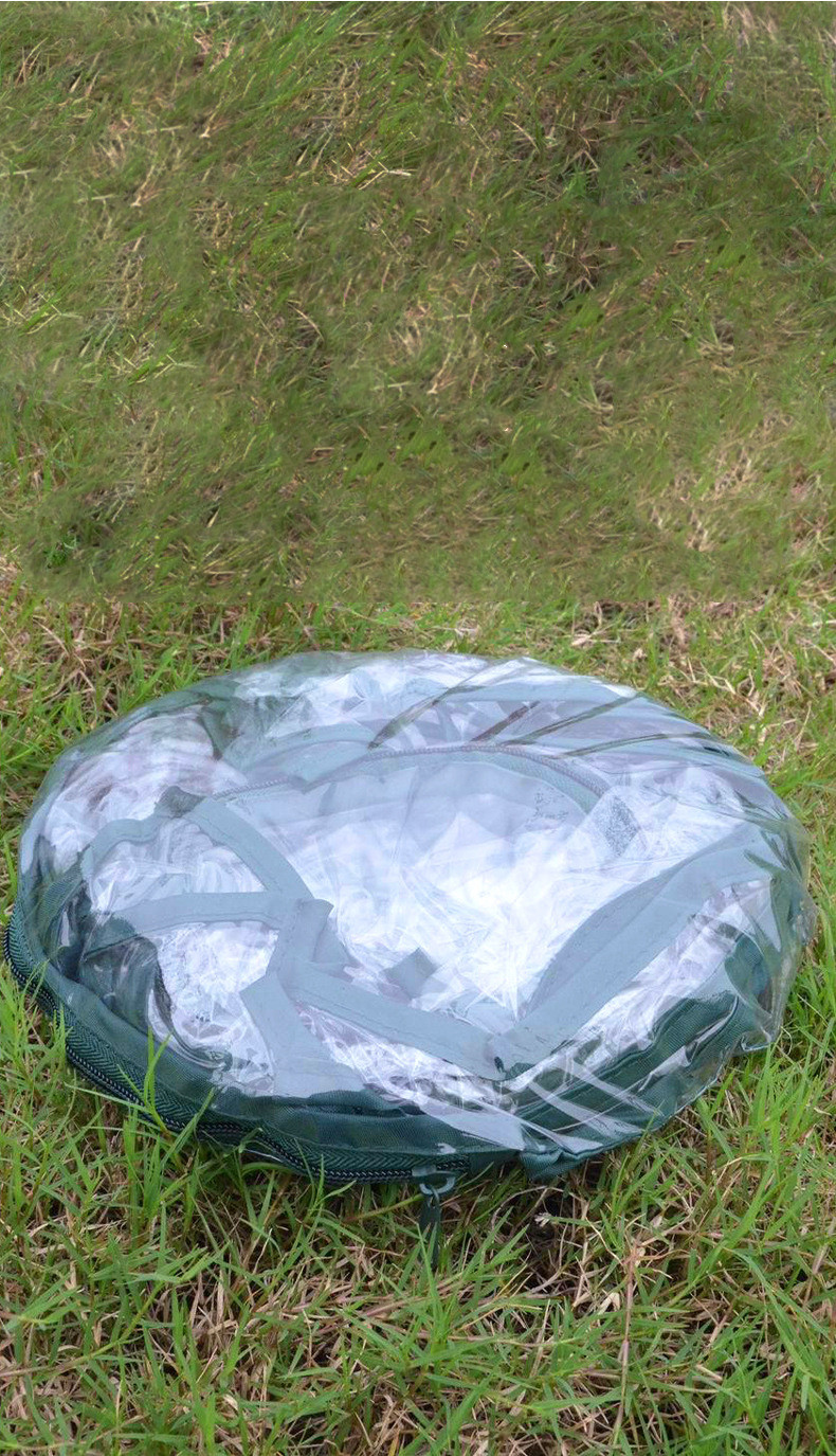 Kompakt växtskyddstält för trädgårdsväxter – Transparent växthus Carvallo