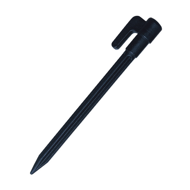 Plastplast tältspikar med krokar – Camping jordspikar för presenningar och tarp Carvallo