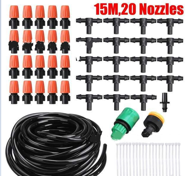 Automatisk bevattningssystem Set – Droppbevattning för trädgårdsväxter Carvallo