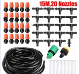 Automatisk bevattningssystem Set – Droppbevattning för trädgårdsväxter Carvallo