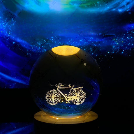 Lysande mån kristallkula Carvallo