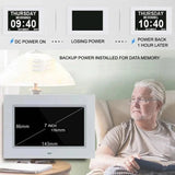 Royallure Stor LED Digital Väckarklocka – Multifunktionell Display, USB Laddning & Temperatur Carvallo