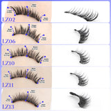 Luxora Återanvändbar Magnetisk Ögonskugga & Pincett Set Ingen Lim Behövs Carvallo