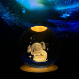 Lysande mån kristallkula Carvallo