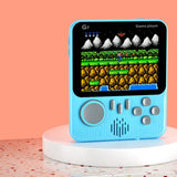 Tunn Handhållen Retro Videospelskonsol 666 Spel-Barn-BB-Blå-Hemnix