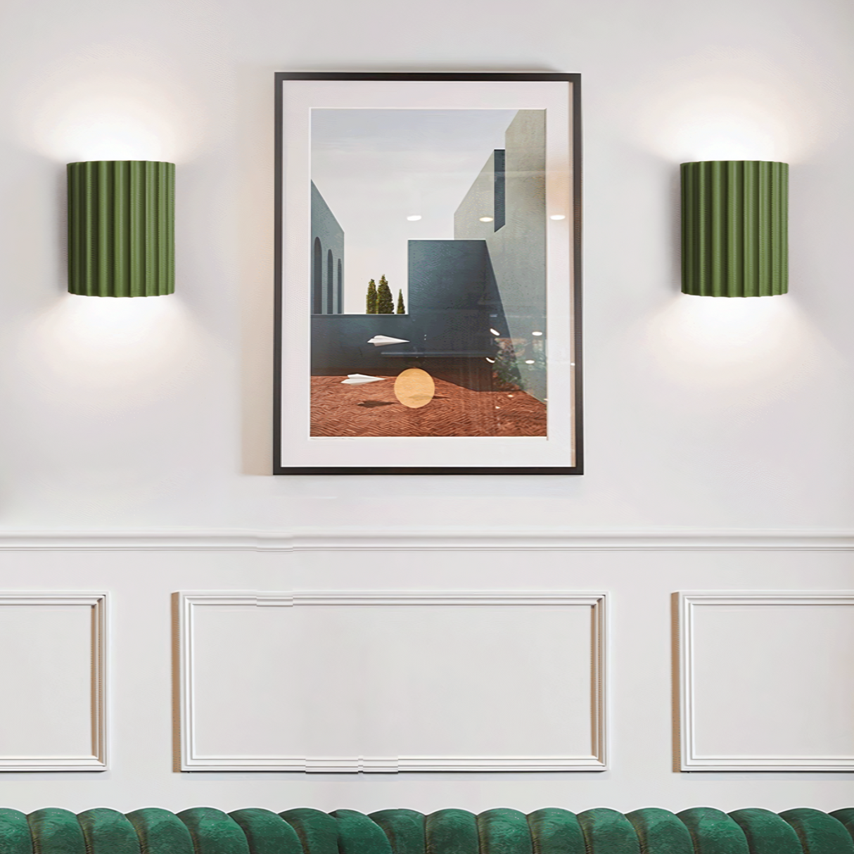 Carvallo – Vägglampa med Vågig Design för en Elegant Atmosfär Carvallo