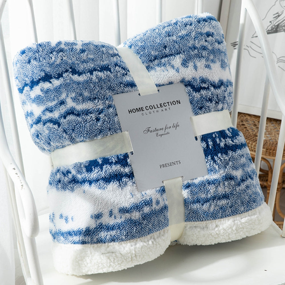 Elegant Seraphina Velvet Sherpa Filten Carvallo