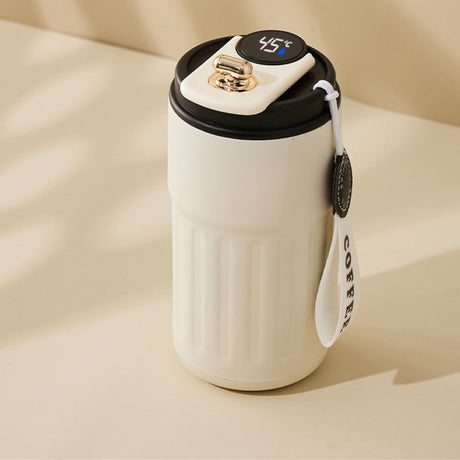 Rostfritt stål kaffekopp med LED temperaturvisning 450 ML Carvallo