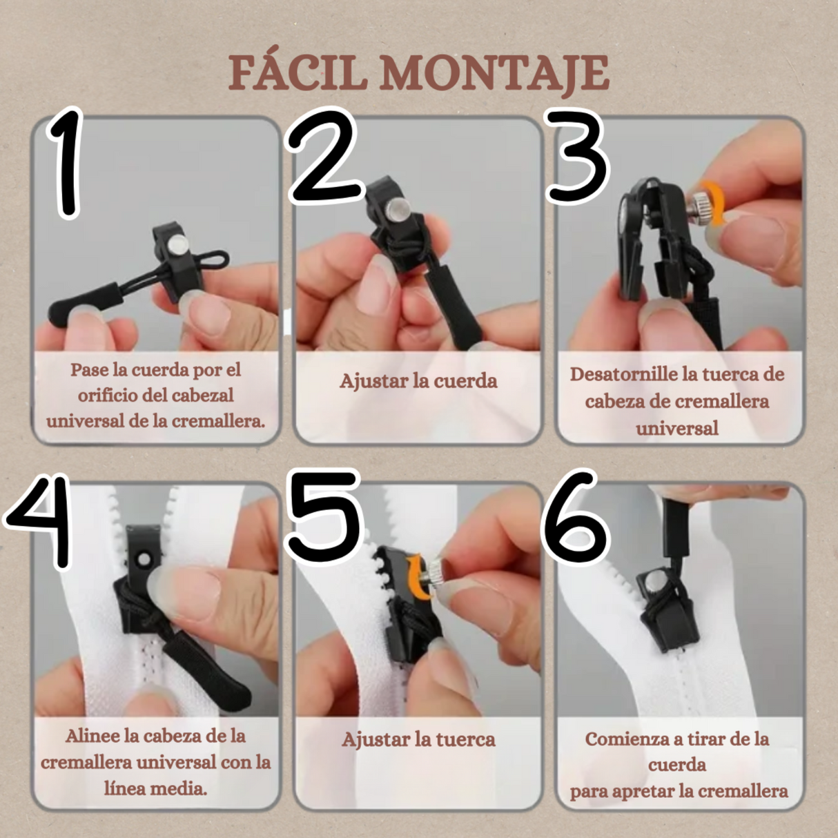 Carvallo | FixZip – Reparera varje trasig dragkedja sekund Carvallo