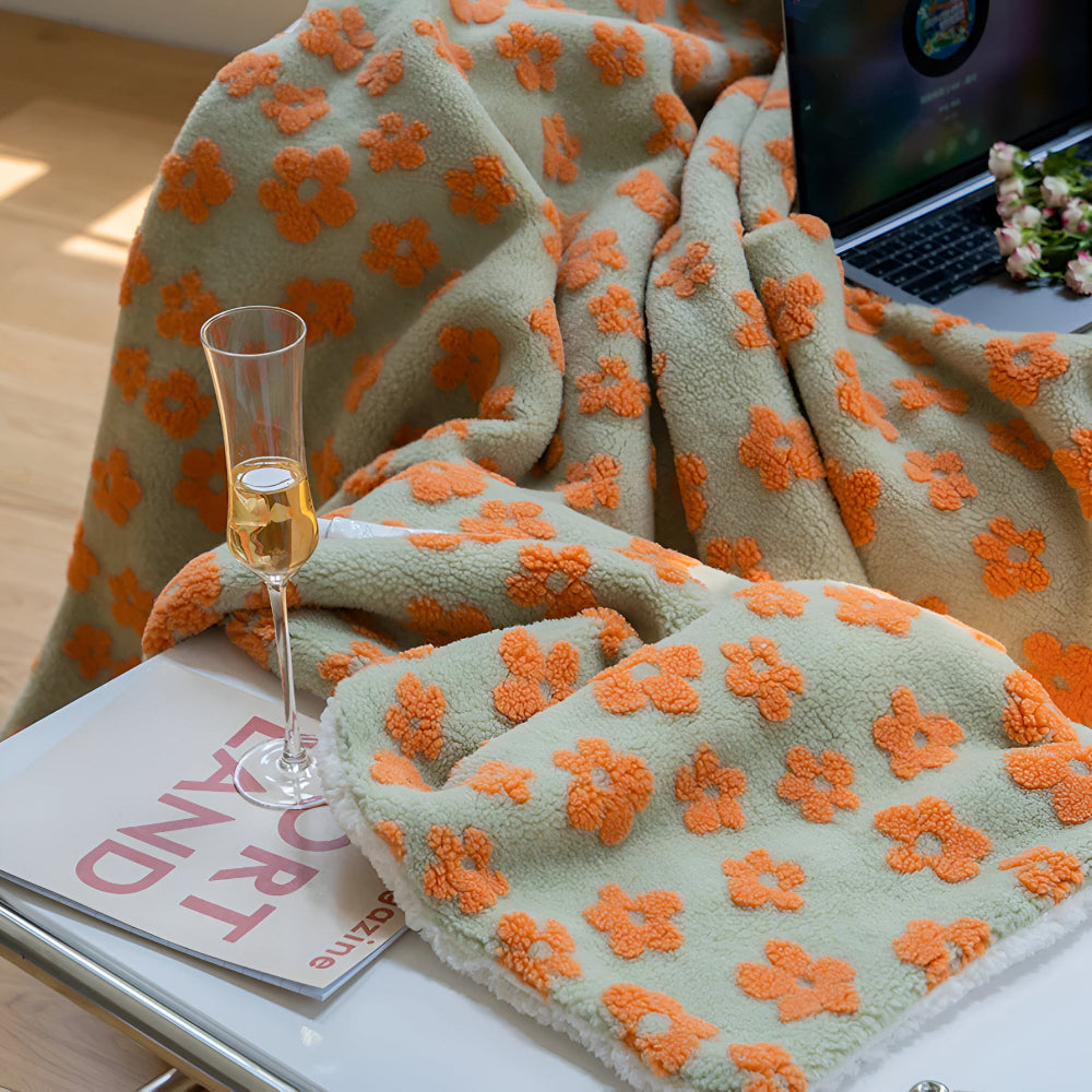 Naturens Vildblomma Lycka Filt Carvallo