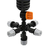 Svängbar sprutmunstycke med flera spruthuvuden – Justerbar bevattning för trädgårdsväxter Carvallo