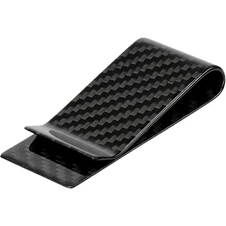 Elegant rostfritt stål korthållare & penningklämma - 2-pack Carvallo