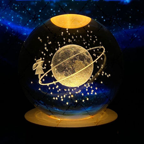 Lysande mån kristallkula Carvallo