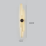 Vägglampa Modern LED Järn Vertikal Armatur Carvallo