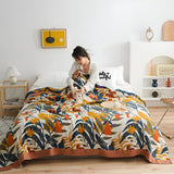 Sunrise Flora Cotton Blanket Carvallo