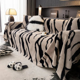 Wild Stripes Zebra Fleece Sofföverdrag Carvallo