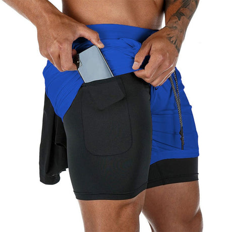 Träningsshorts med Innerbyxa för män-Personligt-BB-4-S-Hemnix