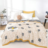 Poker Mönster Bomull Filt Carvallo