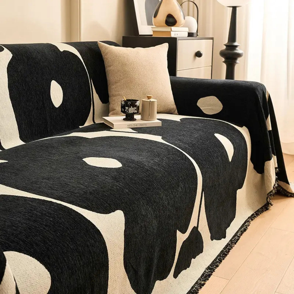 Monaco Vävd Modern Konst Sofföverdrag Carvallo