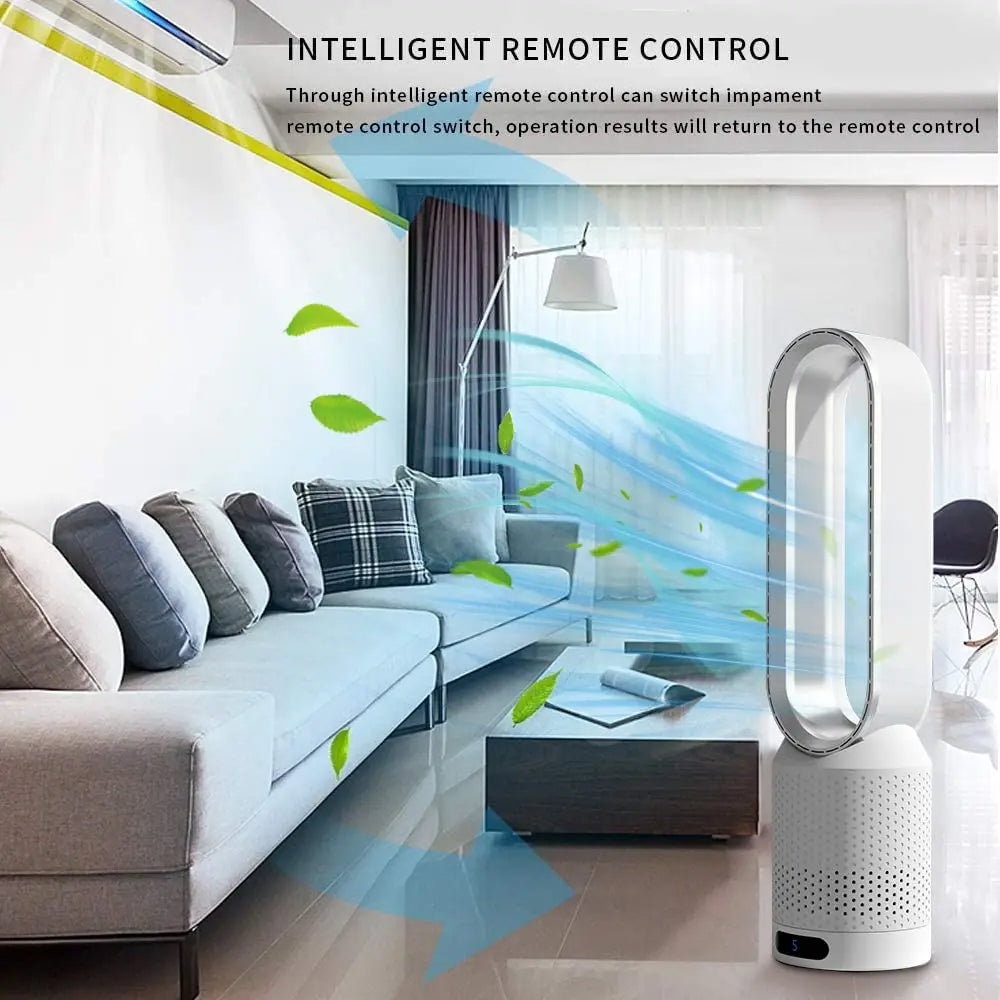 Airpure | 3-i-1 Luftkylare med Luftrenare | Oscillation och Touch LED Carvallo