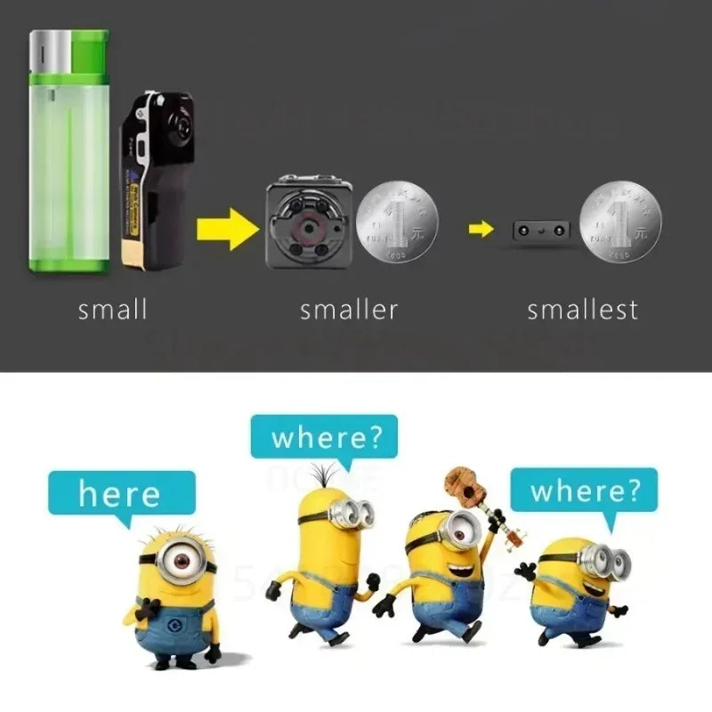 Micro HD Videokamera med ljud Carvallo