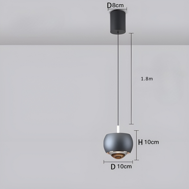 OrbitGlow Lampa - Modern LED Pendellampa Carvallo