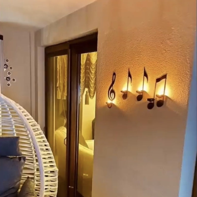 RhythmLuxe - Kreativa Musiknoter Vägglampa för Inspirerad Belysning Carvallo